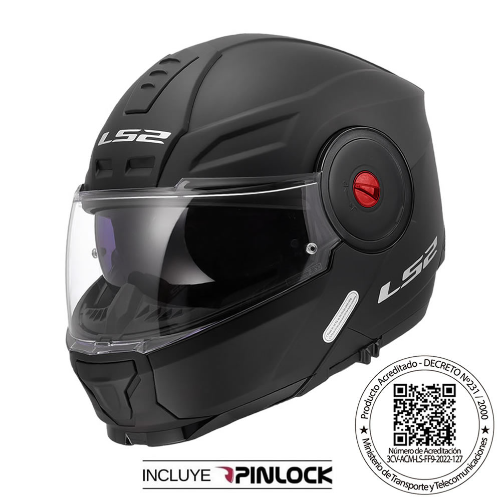 CASCO LS2 FF902 SCOPE II NEGRO MATTE