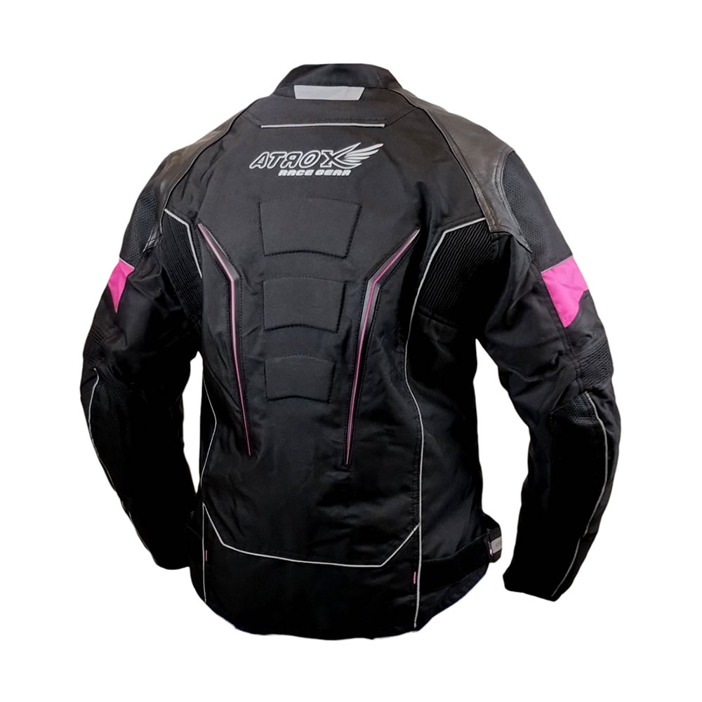 CHAQUETA NF2419 MUJER NEGRA ROSA