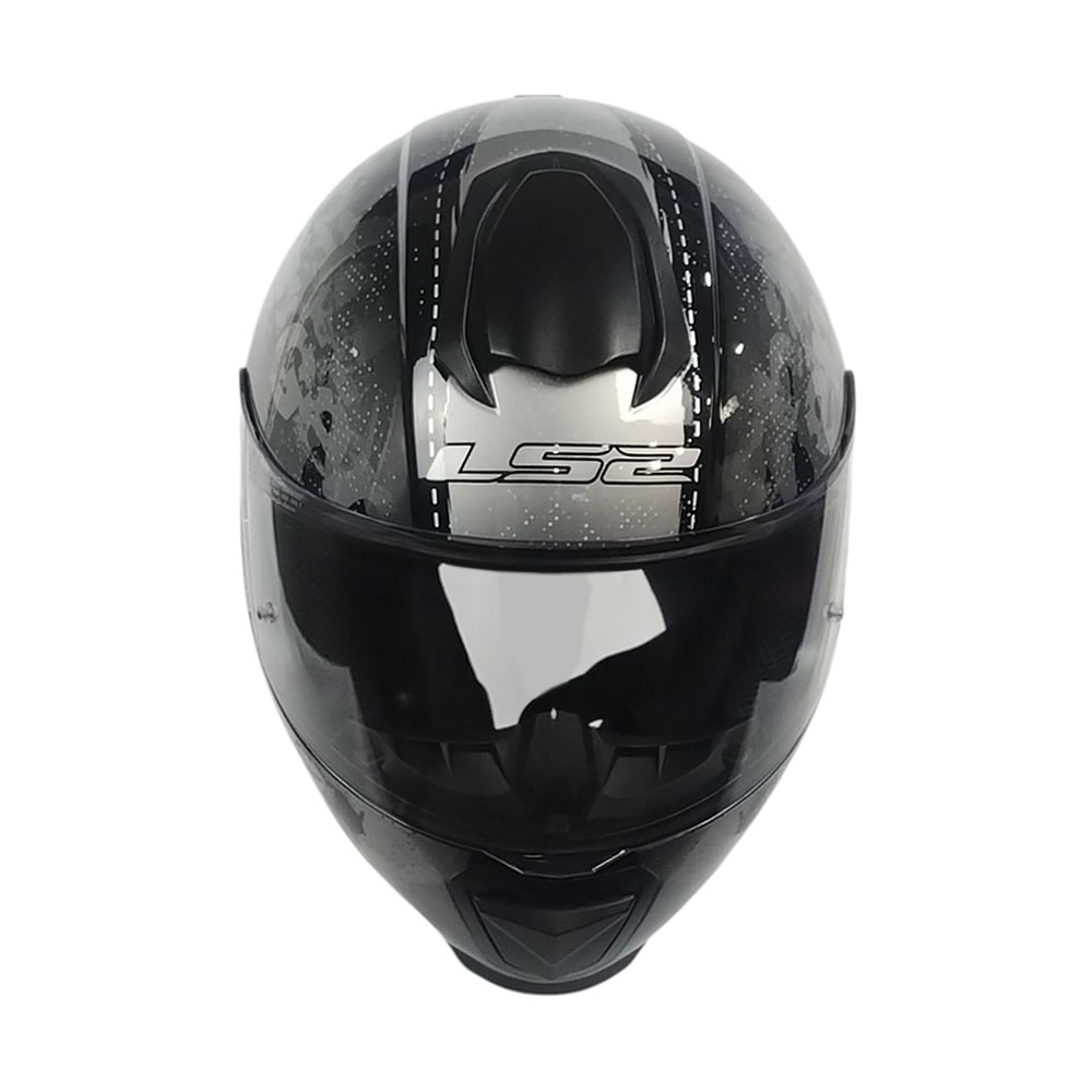 CASCO LS2 FF802 FLASH II POWER NEGRO SILVER