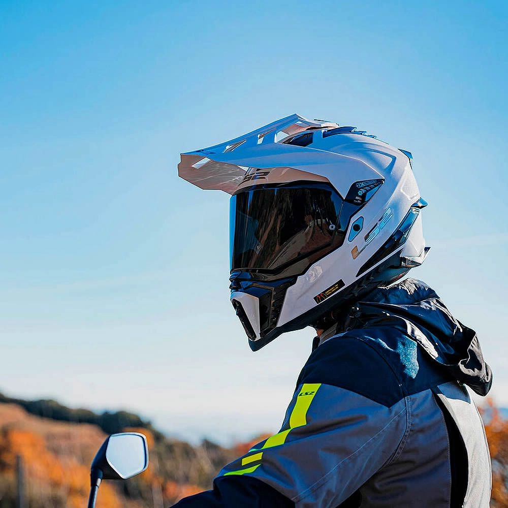 CASCO LS2 MX701 EXPLORER ALTER NEGRO AMARILLO MATE