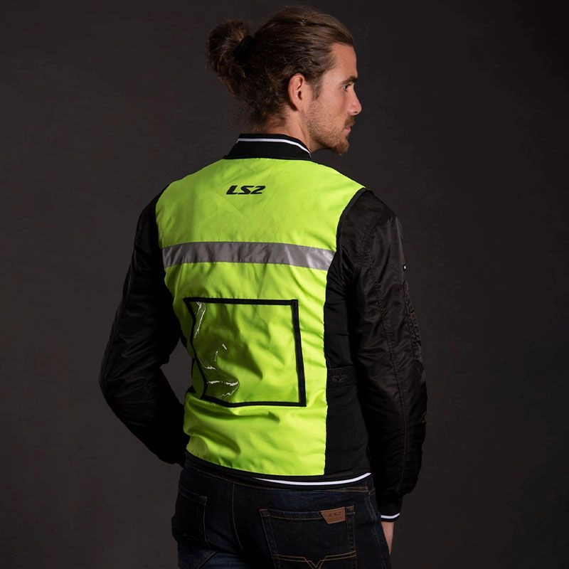 CHALECO REFLECTANTE LS2 VEST AMARILLO