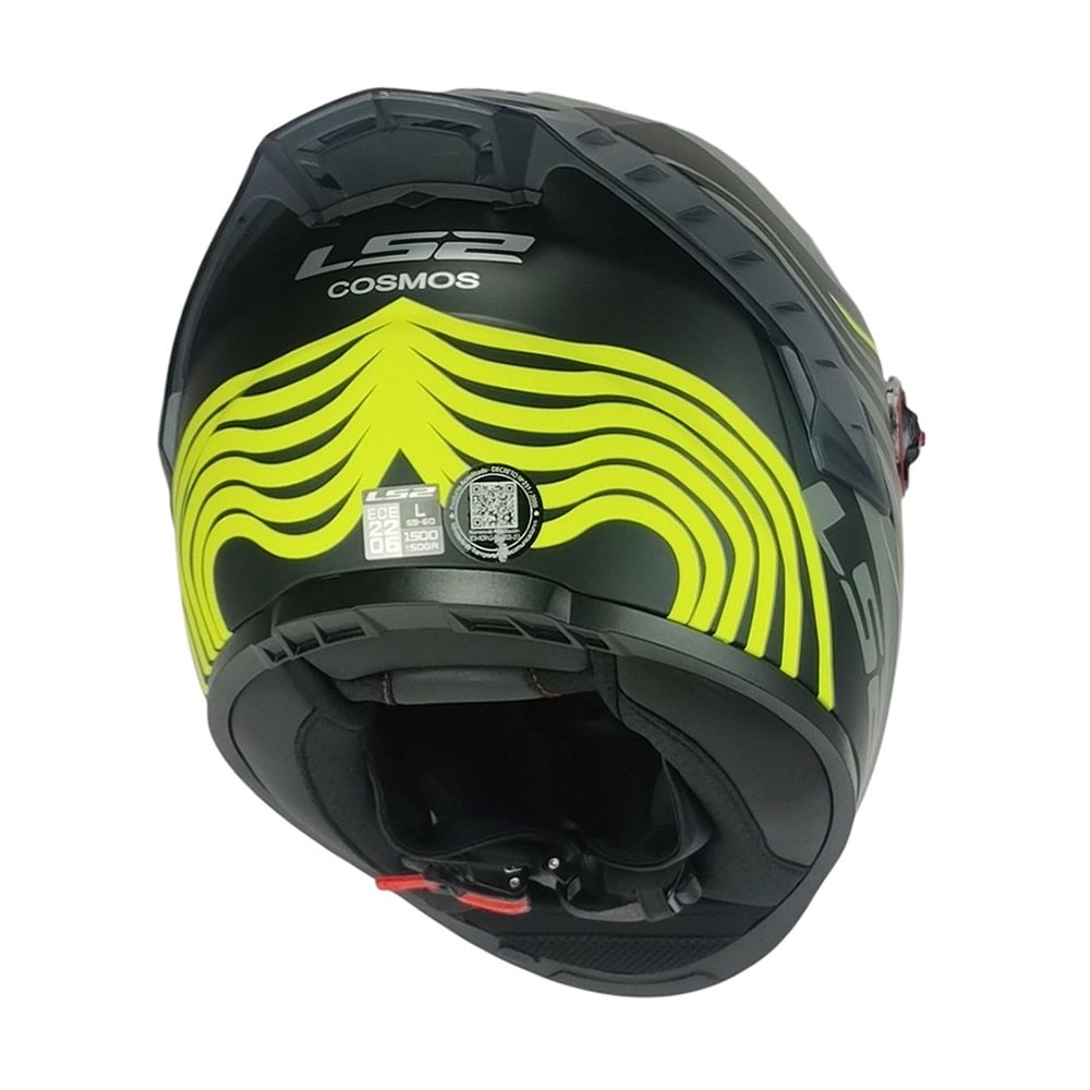CASCO LS2 FF816 COSMOS BEATS GRIS AMARILLO MATE