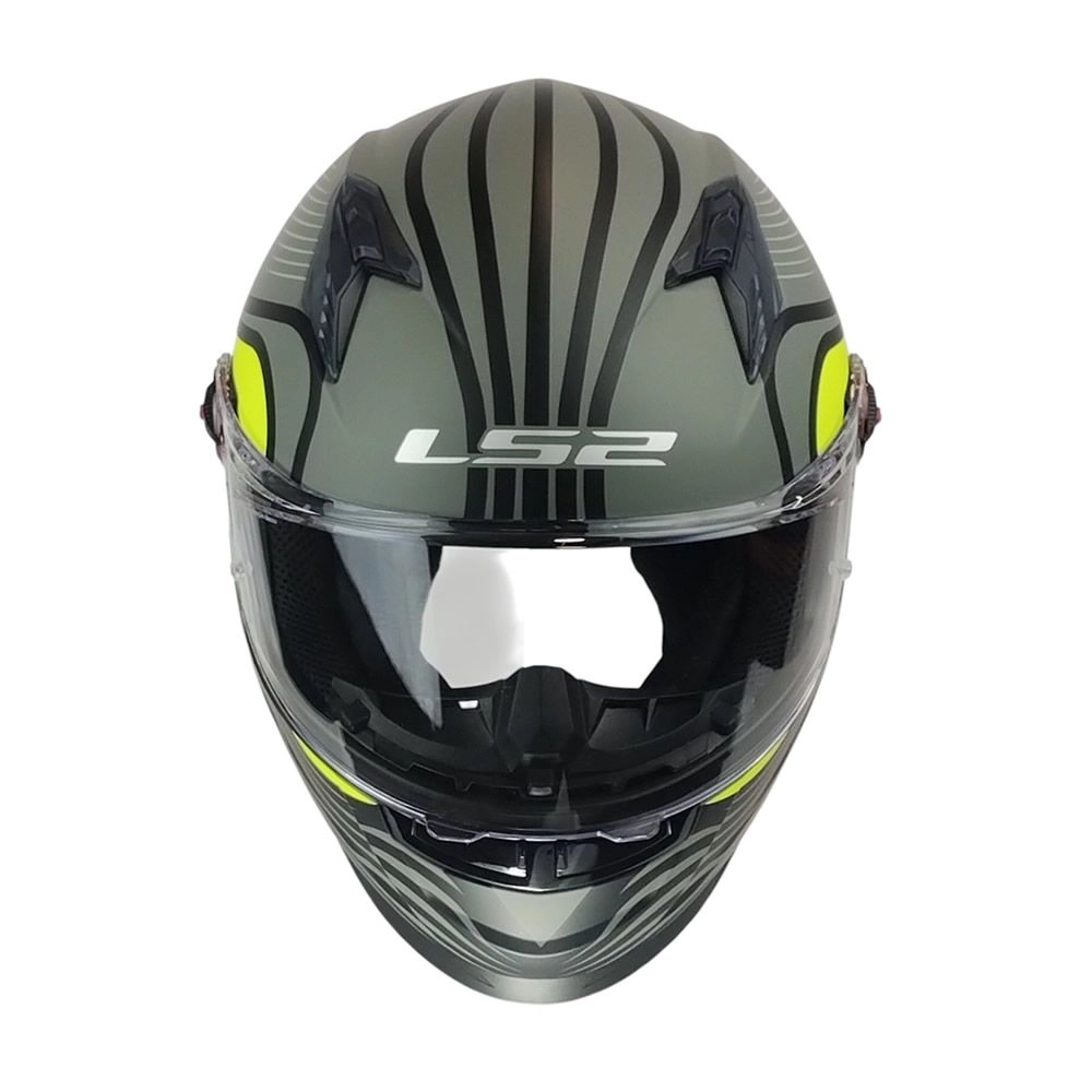CASCO LS2 FF816 COSMOS BEATS GRIS AMARILLO MATE