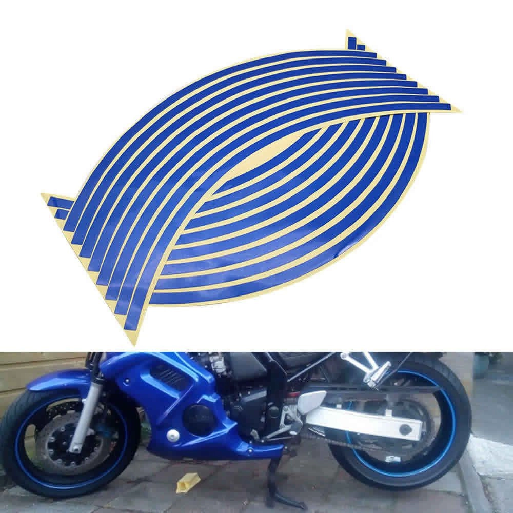 ADHESIVO BORDE LLANTA AZUL