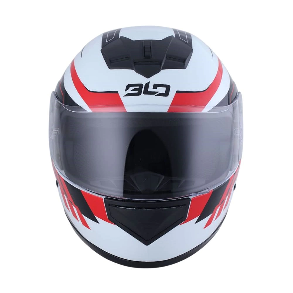 CASCO BLD 878 DOT TRACE BLANCO NEGRO ROJO