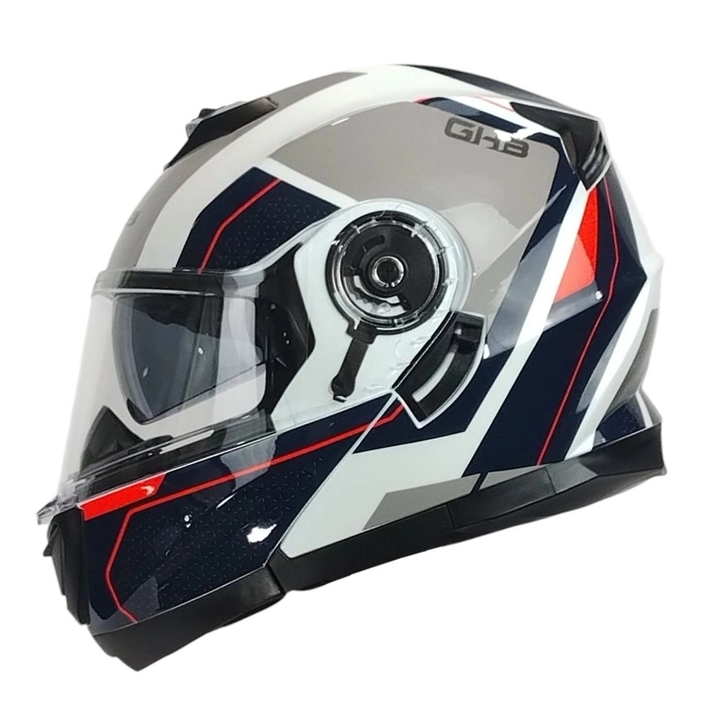 CASCO GHB 160 BOUNDARY BLANCO ROJO AZUL