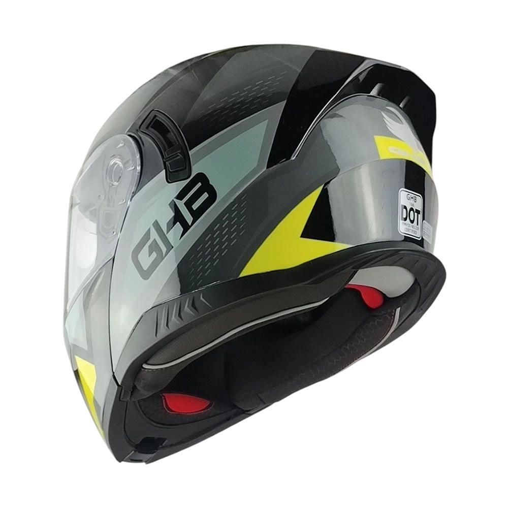 CASCO GHB 166 ELIXOR NEGRO AMARILLO