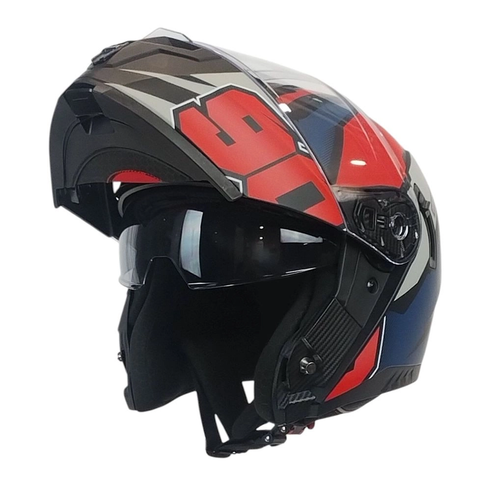 CASCO GHB 166 NINETY NEGRO ROJO MATE