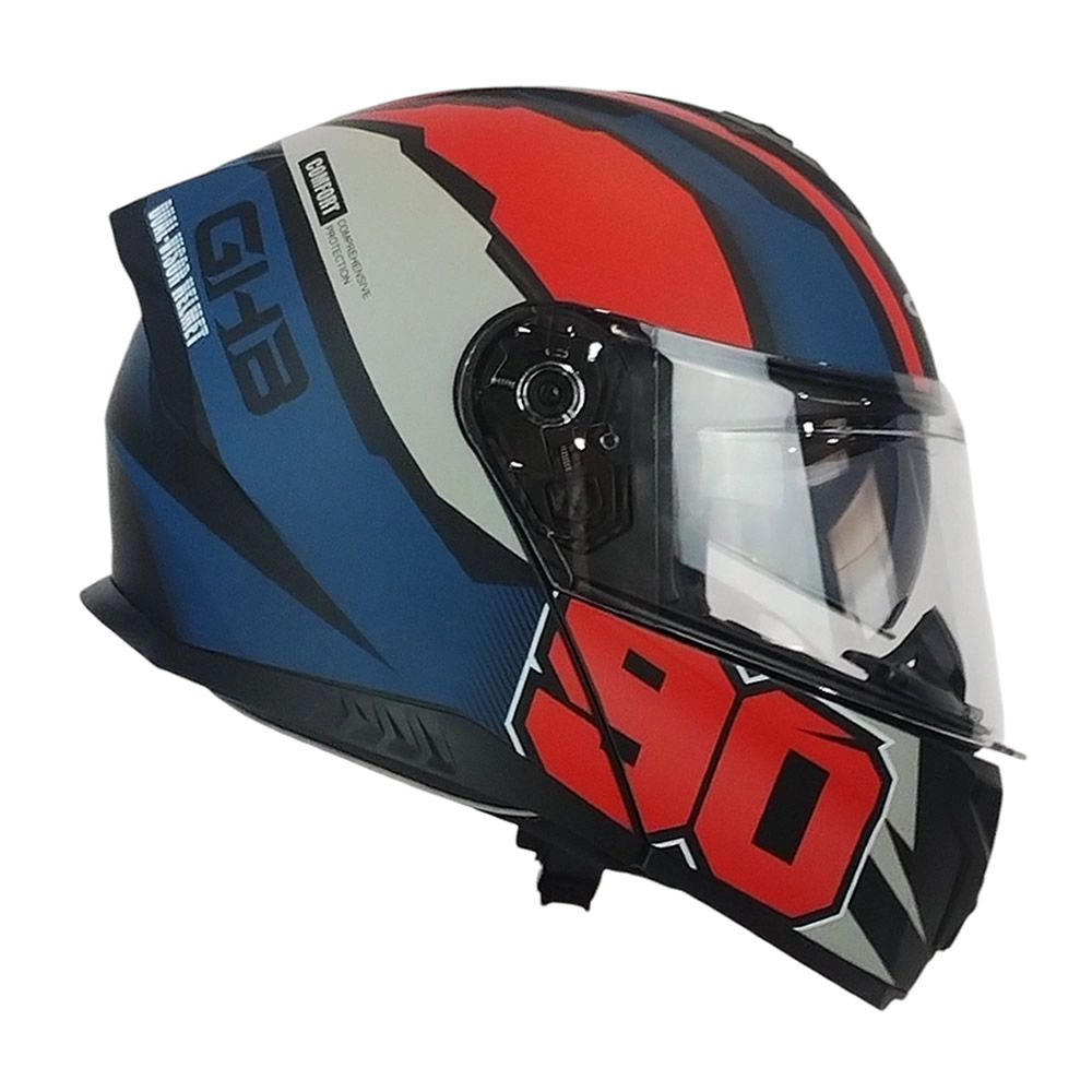 CASCO GHB 166 NINETY NEGRO ROJO MATE
