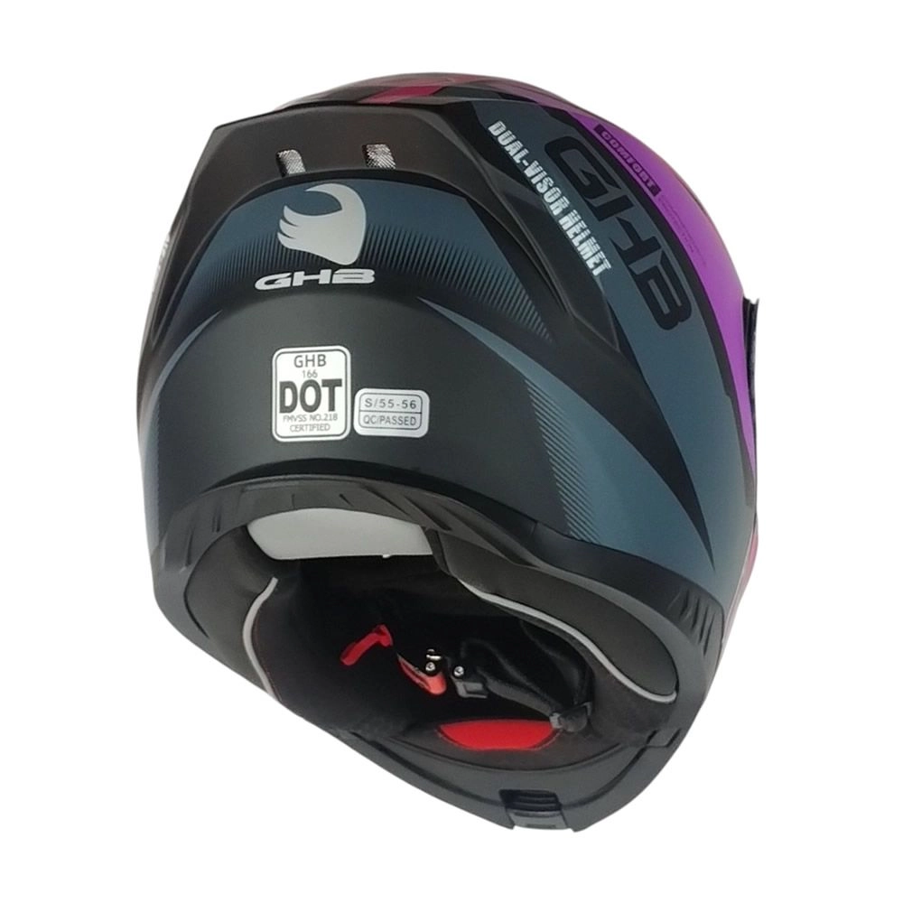 CASCO GHB 166 NINETY NEGRO ROSA MORADO MATE