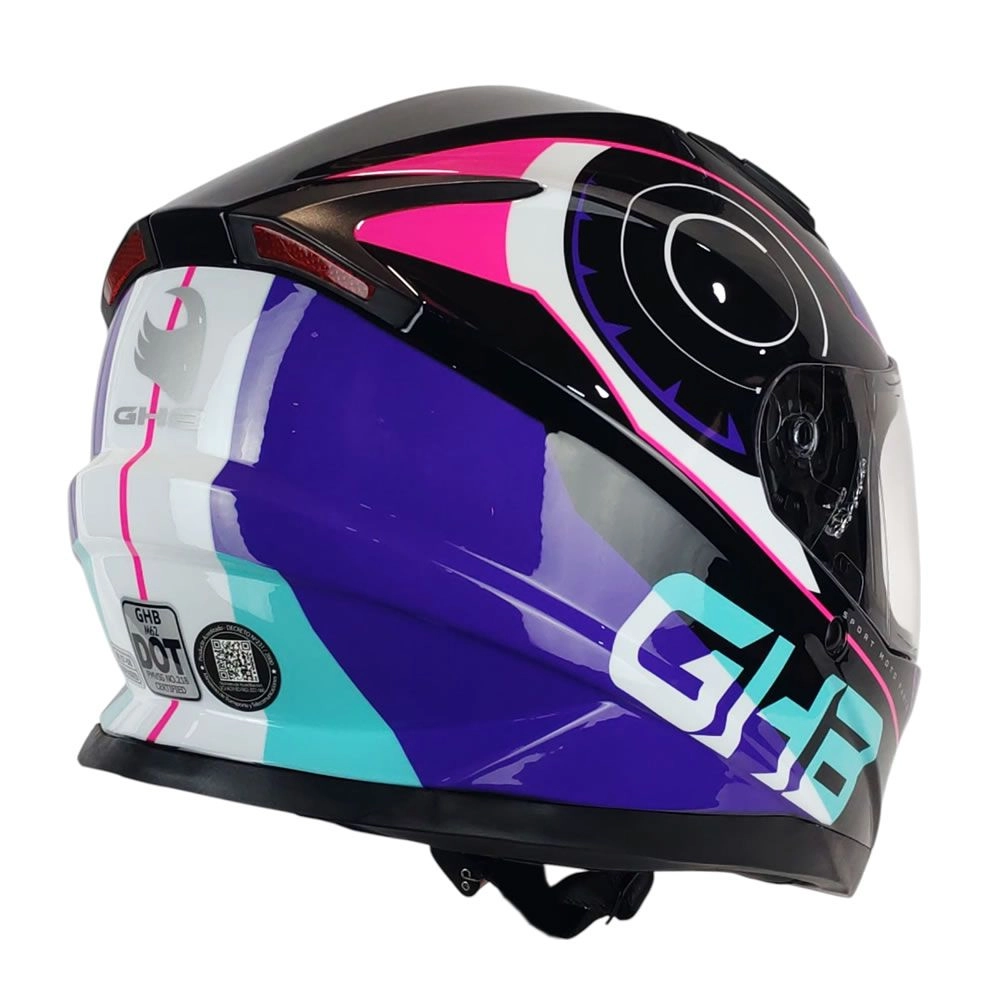 CASCO GHB M-62 CIRCLE NEGRO MORA ROSA