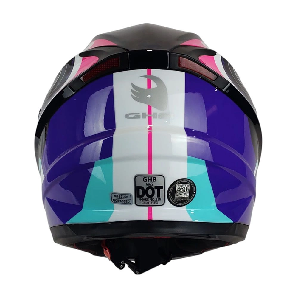 CASCO GHB M-62 CIRCLE NEGRO MORA ROSA