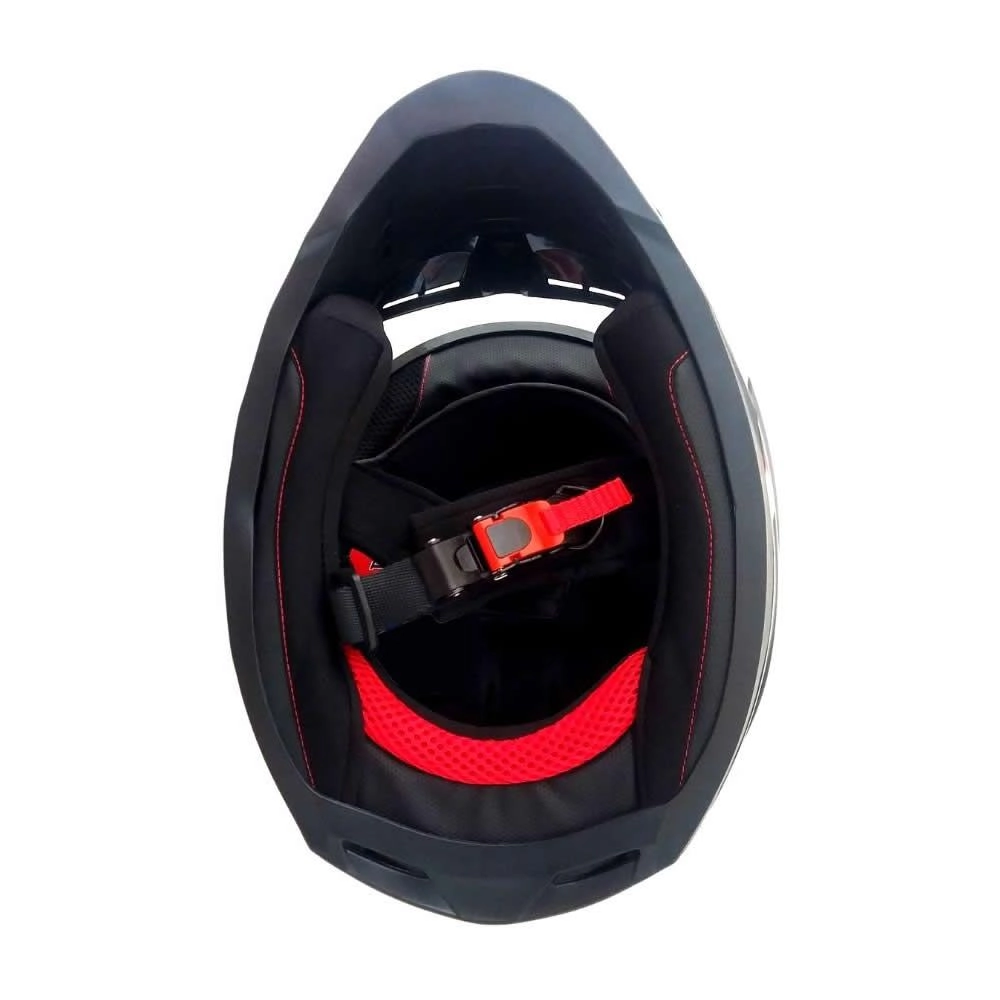 CASCO GHB M-62 DEXTER NEGRO ROJO MATTE