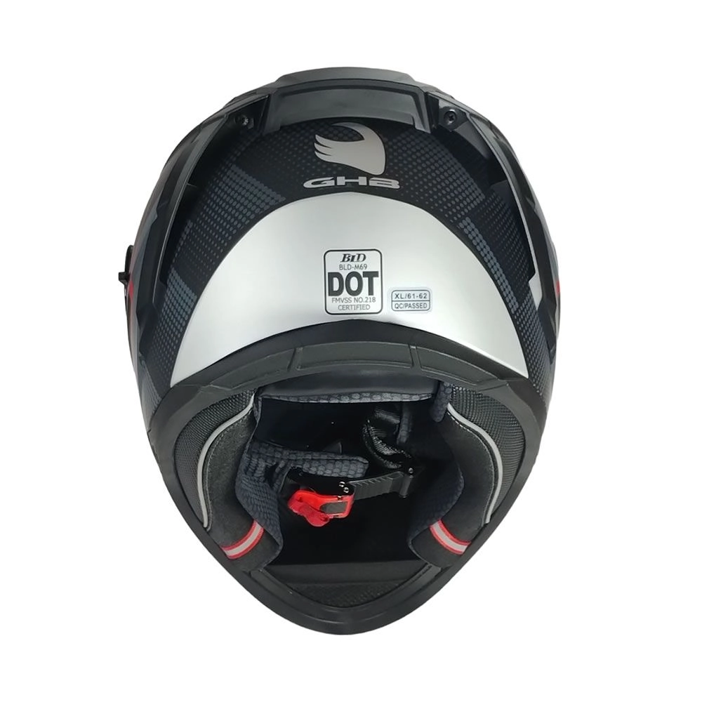 CASCO GHB M-69 STRIPES VER BL ROJ MIC TINT MATTE