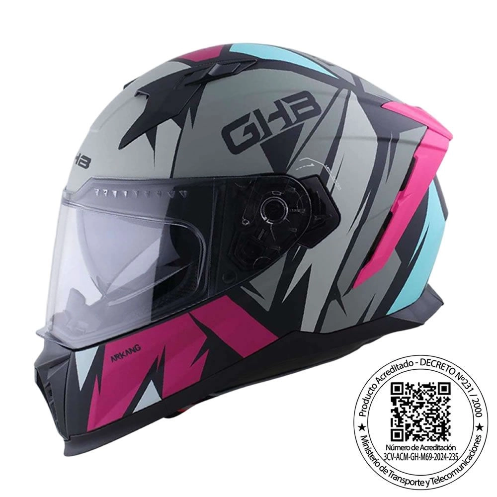 CASCO GHB M-69 TWISTED GRIS ROSA MATE