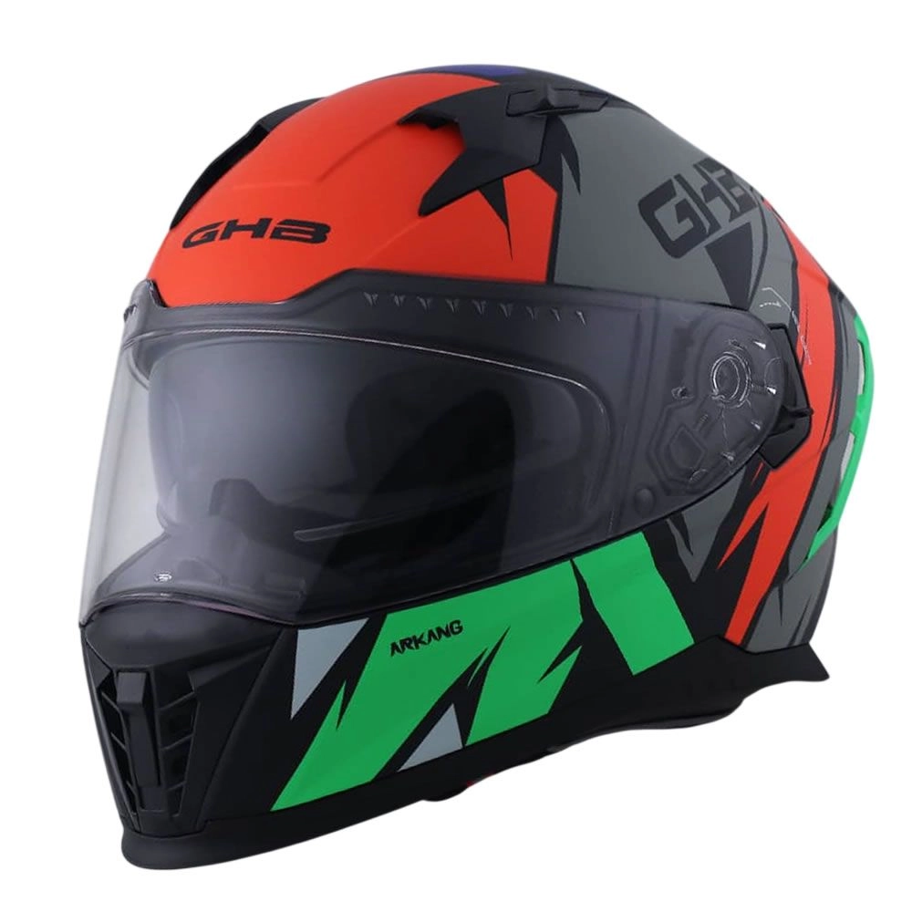 CASCO GHB M-69 TWISTED VERDE ROJO GRIS MATE
