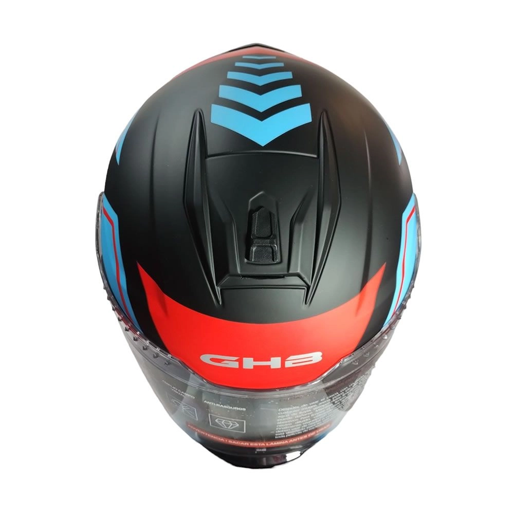CASCO GHB M-72 EXILIO AZUL ROJO MATTE