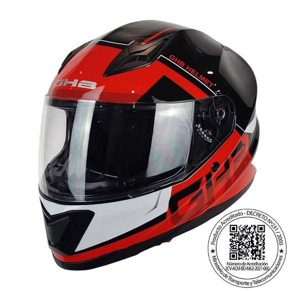 CASCO GHB M-62 TOOL NEGRO ROJO