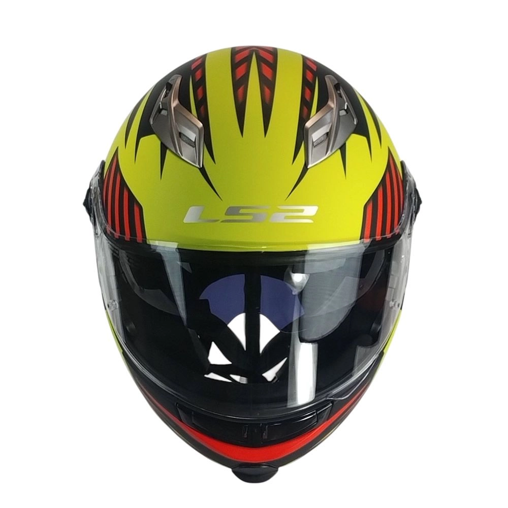 CASCO LS2 FF370 EASY EXTENT NEGRO AMARILLO ROJO MATE