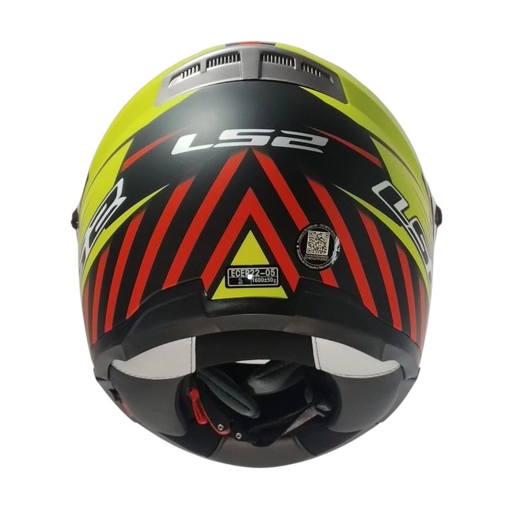 CASCO LS2 FF370 EASY EXTENT NEGRO AMARILLO ROJO MATE