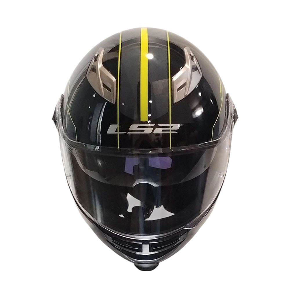 CASCO LS2 FF370 SHADOW NEGRO AMARILLO