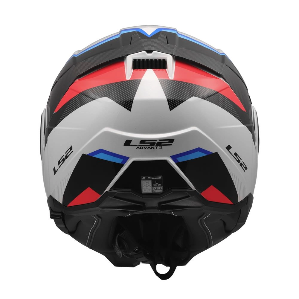 CASCO LS2 FF910 ADVANT II TRIPLE BLANCO AZUL ROJO