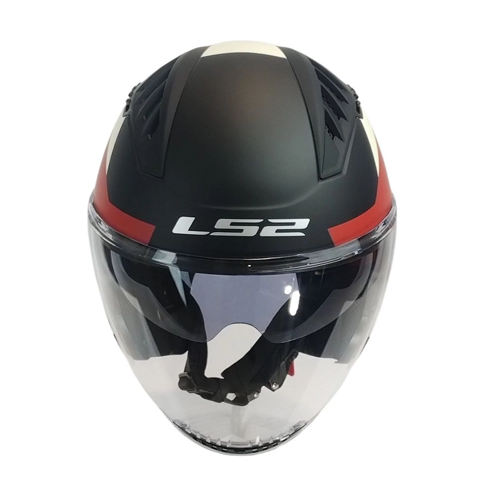 CASCO LS2 OF600 COPTER II RISE NEGRO ROJO AZUL MATE