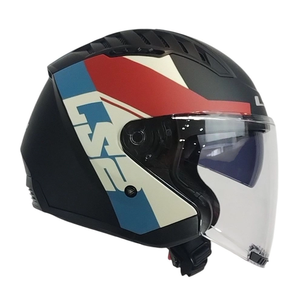 CASCO LS2 OF600 COPTER II RISE NEGRO ROJO AZUL MATE