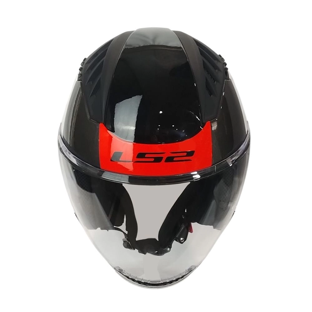 CASCO LS2 OF600 COPTER II URBANE BLANCO ROJO