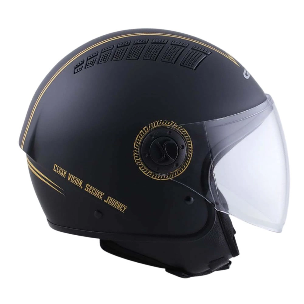 CASCO GHB 230 JOURNEY NEGRO DORADO MATE