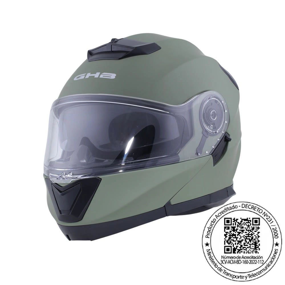 CASCO GHB 160 MONO VERDE OLIVO MATTE