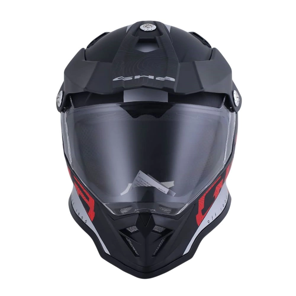 CASCO GHB 819-7 HONDUK NEGRO ROJO MATE