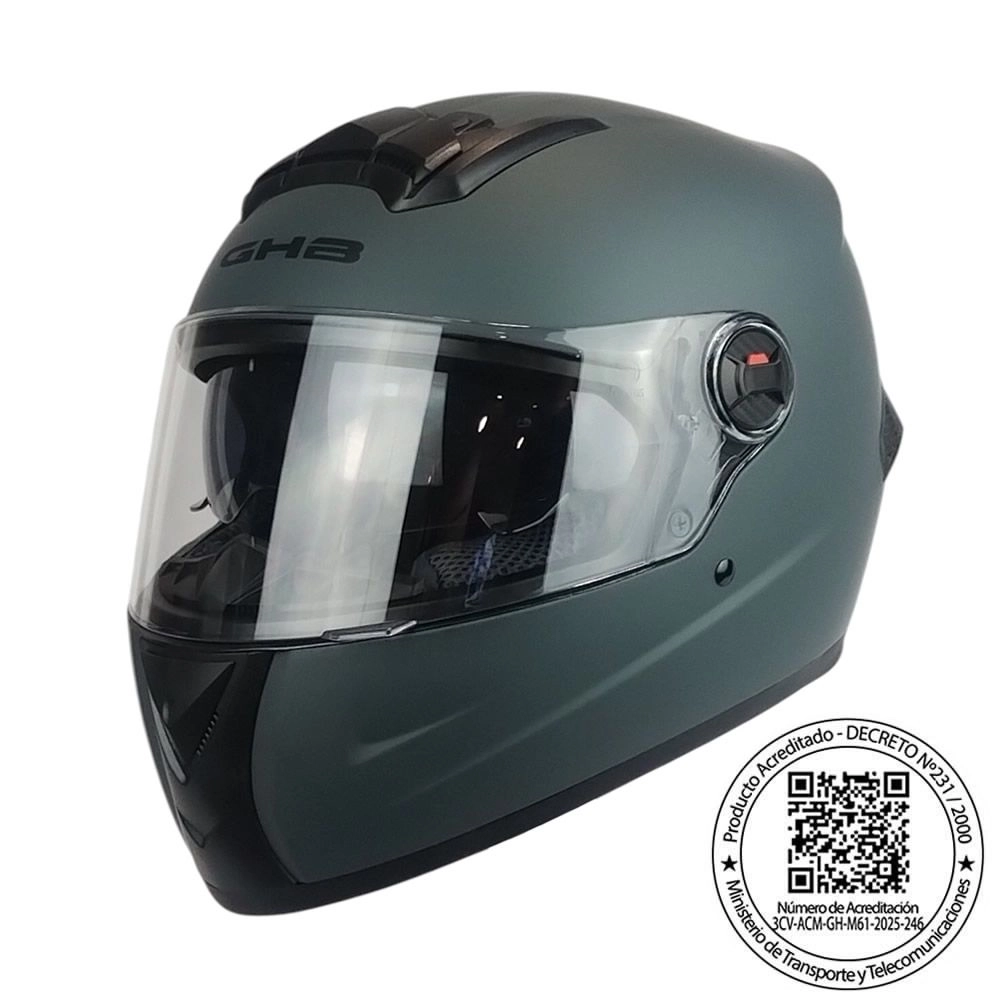 CASCO GHB M-61 GRIS GRANITO MATE