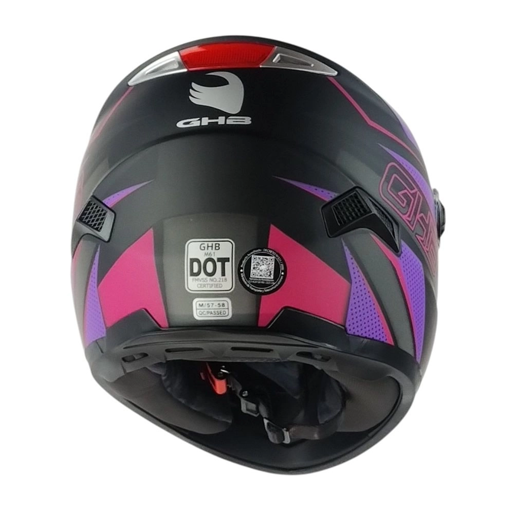 CASCO GHB M-61 KRAXEN NEGRO MORADO MATE