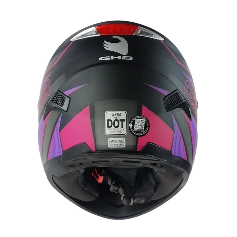 CASCO GHB M-61 KRAXEN NEGRO MORADO MATE