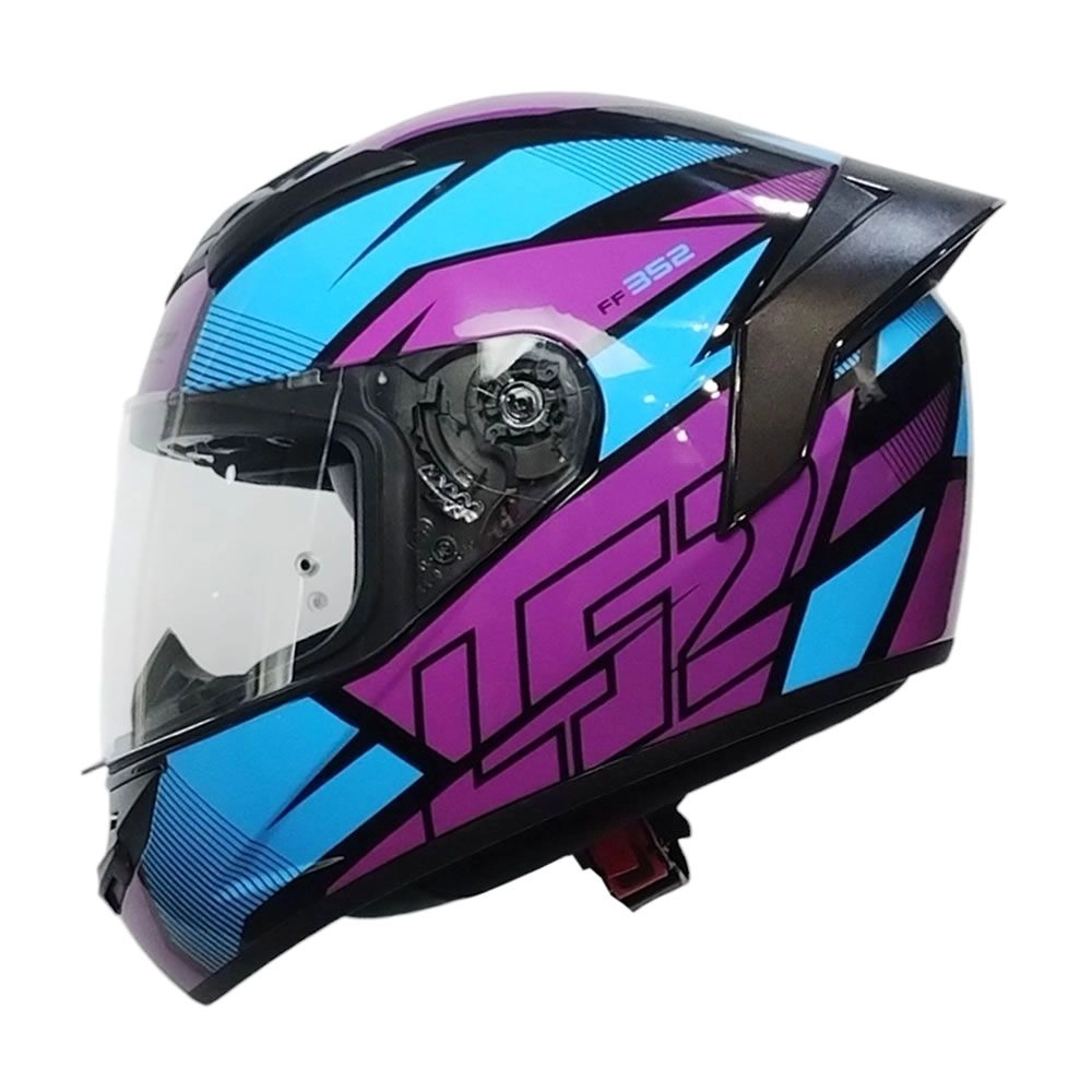 CASCO LS2 FF352 EVO AXTRO NEGRO AZUL MORADO