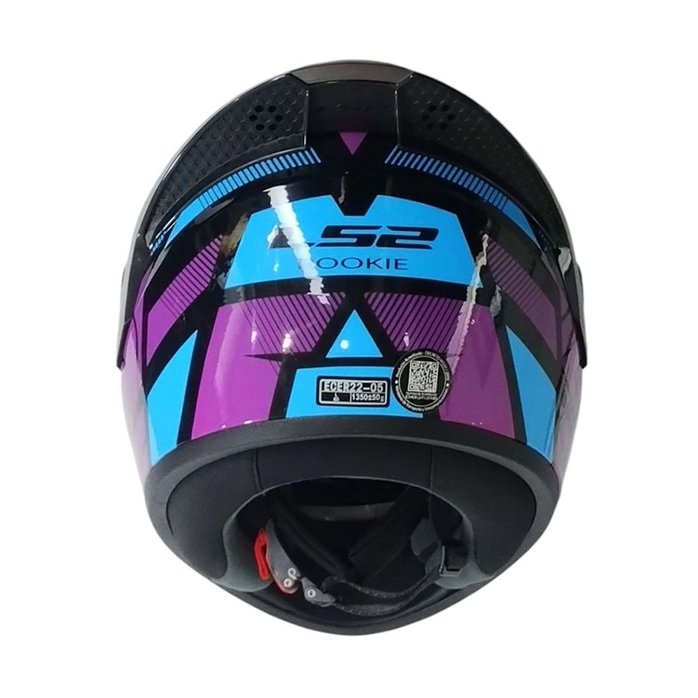 CASCO LS2 FF352 EVO AXTRO NEGRO AZUL MORADO