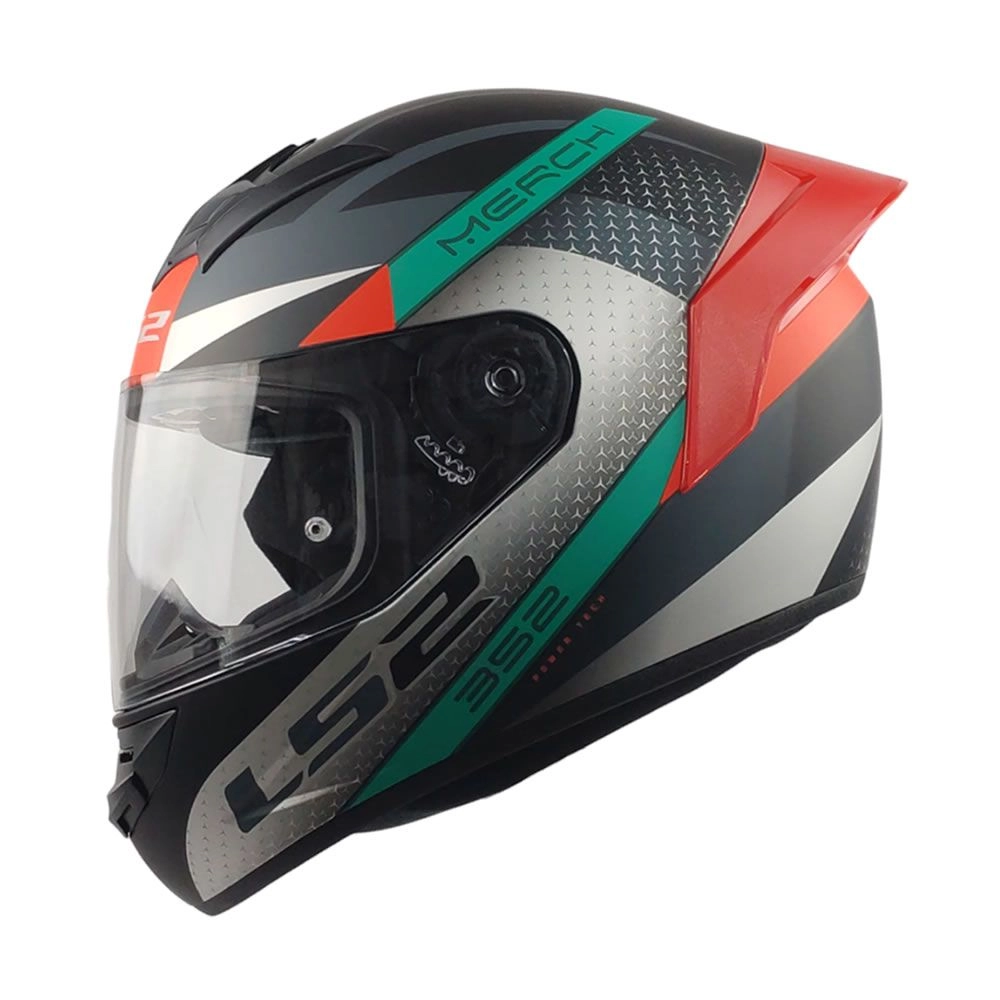 CASCO LS2 FF352 EVO MERCH ROJO SPOILER ROJO MATE