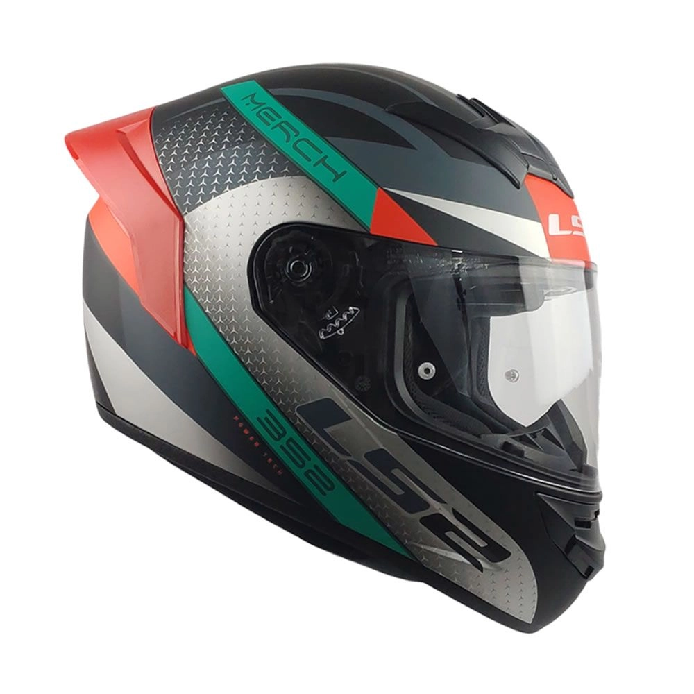 CASCO LS2 FF352 EVO MERCH ROJO SPOILER ROJO MATE
