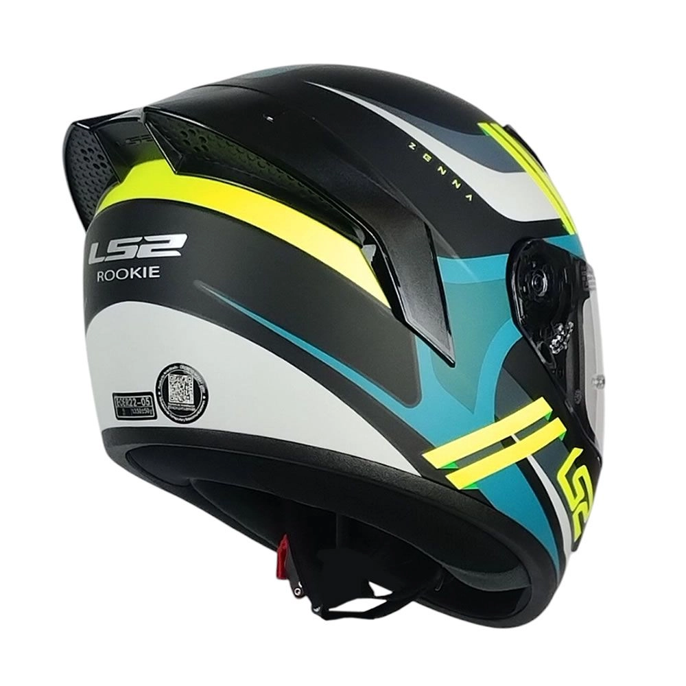 CASCO LS2 FF352 EVO ZENNA NEGRO AMARILLO MATE