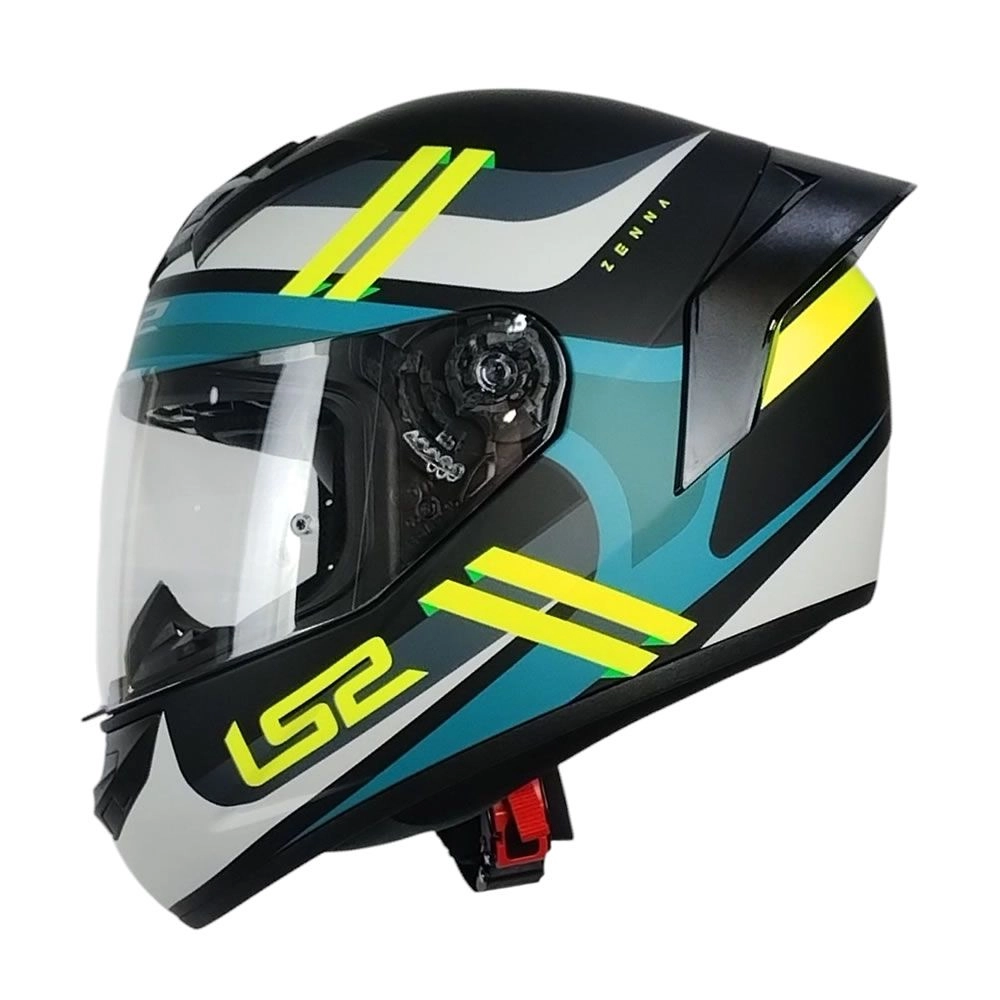CASCO LS2 FF352 EVO ZENNA NEGRO AMARILLO MATE