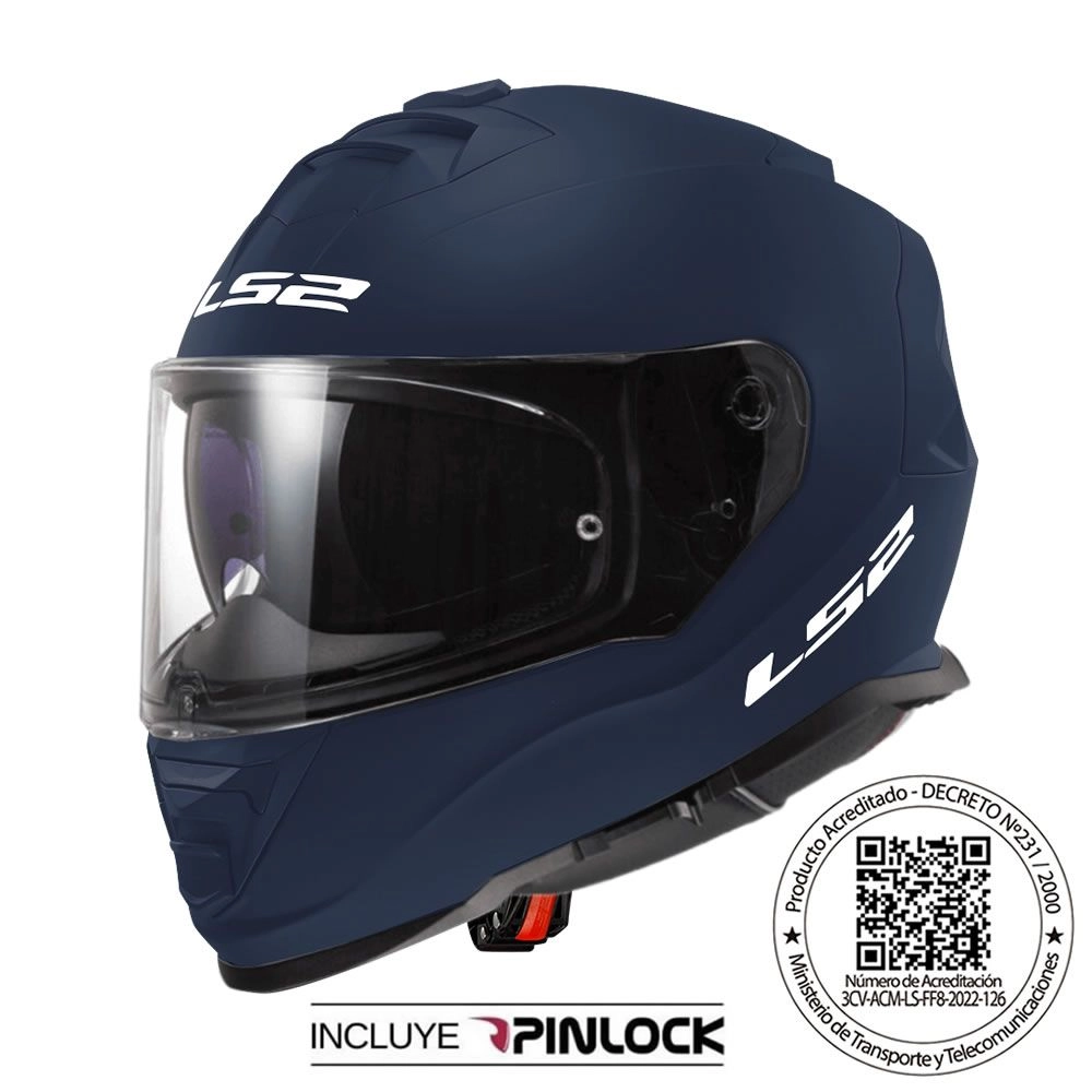 CASCO LS2 FF800 STORM II AZUL MATTE