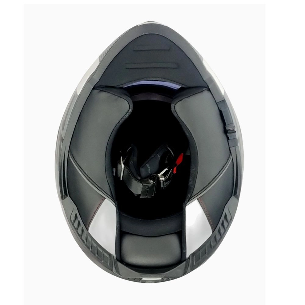 CASCO LS2 FF800 STORM II EPIC NEGRO BLANCO MATE