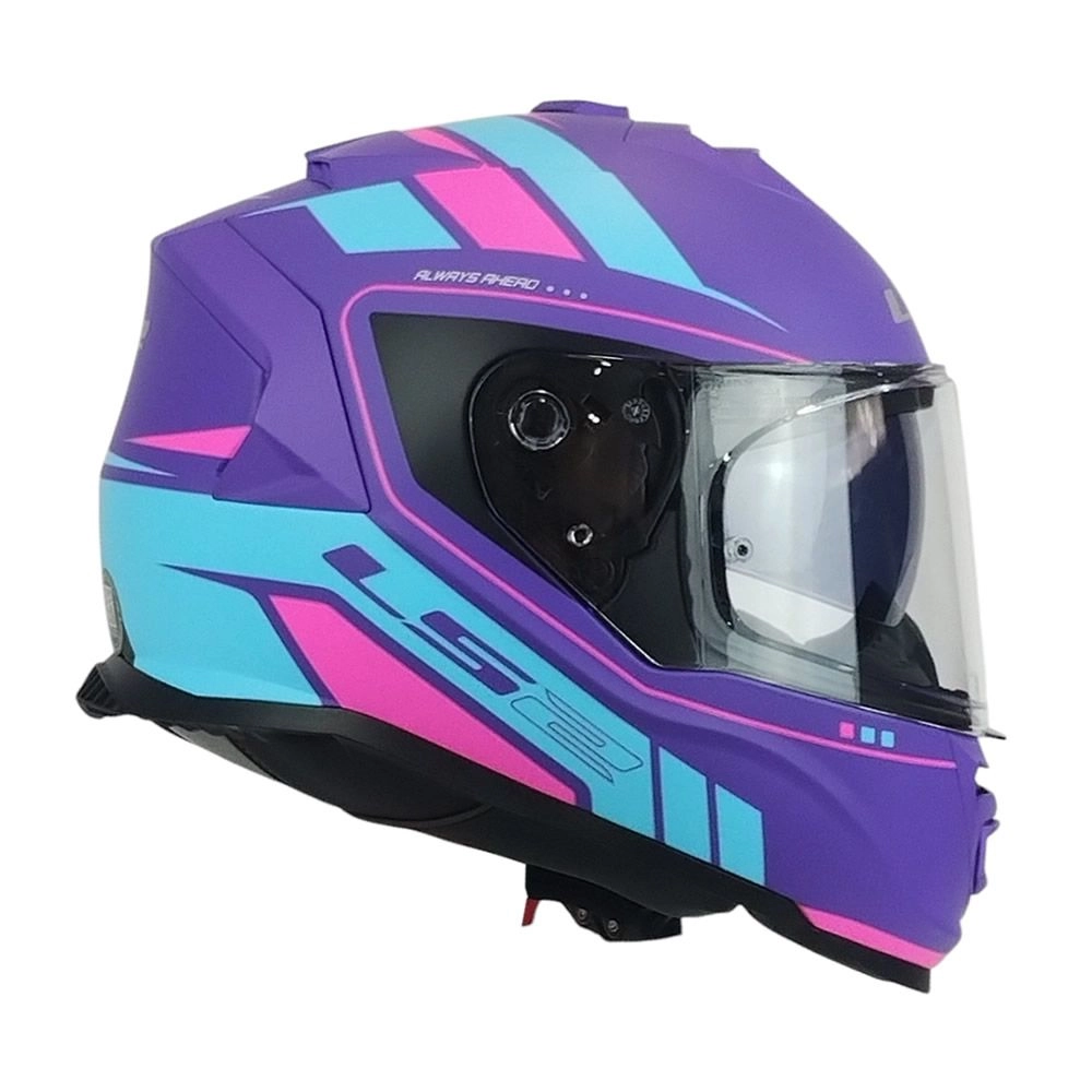 CASCO LS2 FF800 STORM II FIST MORADO AZUL MATE