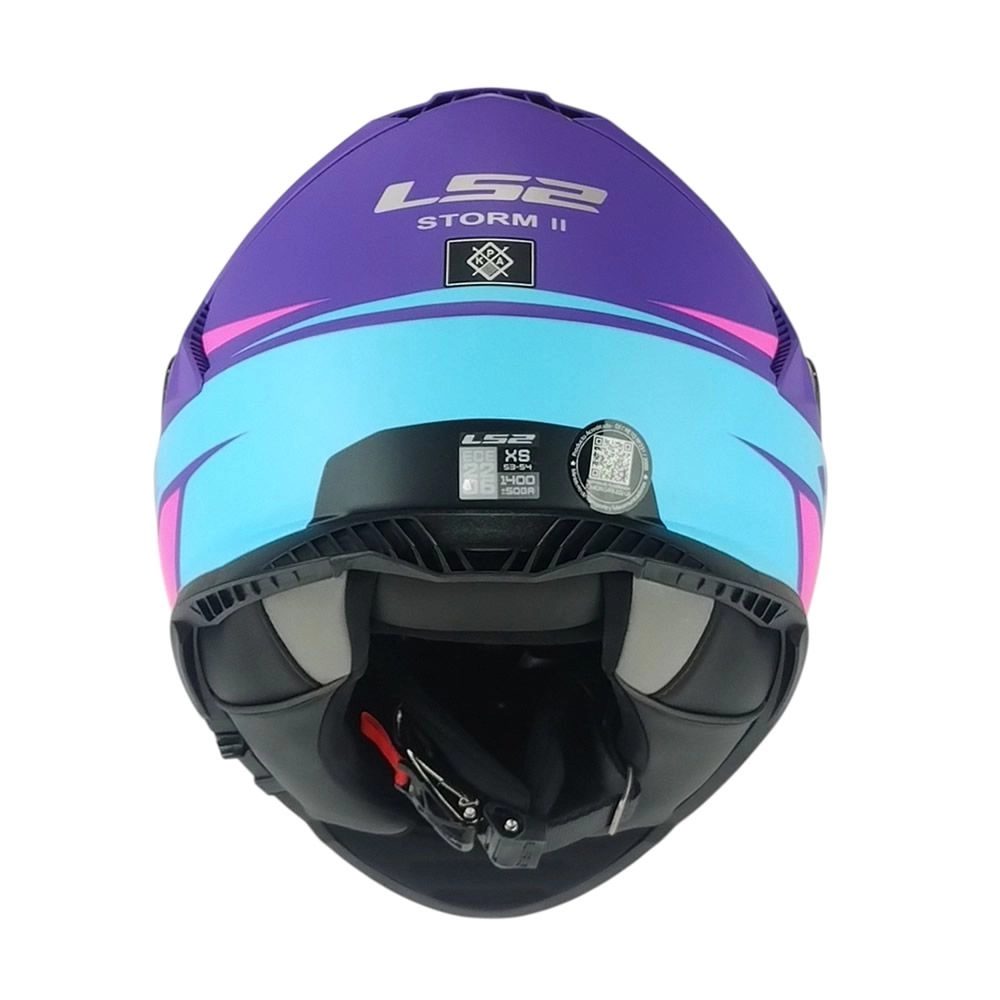 CASCO LS2 FF800 STORM II FIST MORADO AZUL MATE