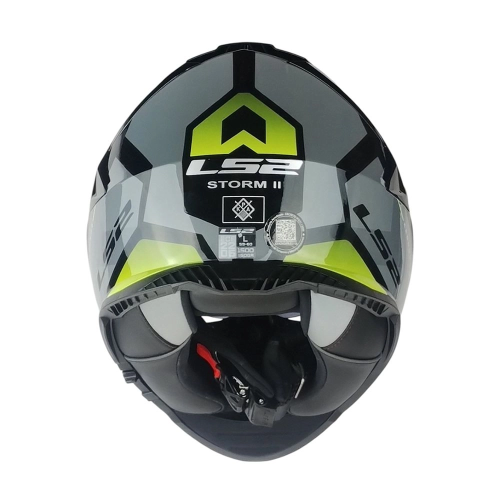 CASCO LS2 FF800 STORM II KRONOS AMARILLO GRIS