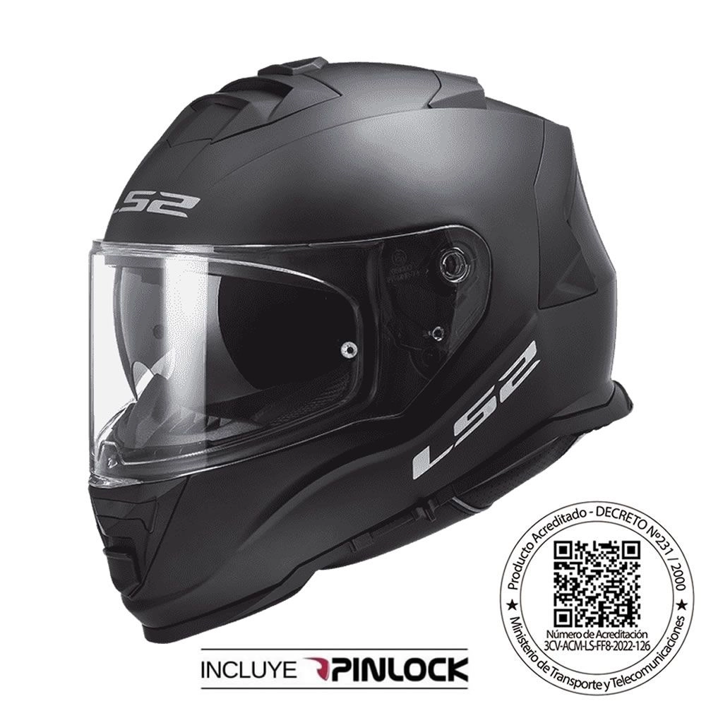 CASCO LS2 FF800 STORM II NEGRO MATE