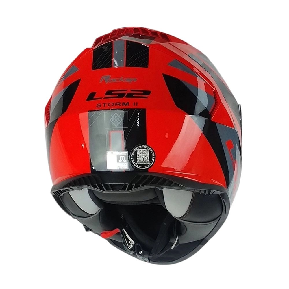 CASCO LS2 FF800 STORM II ROCKER ROJO GRIS