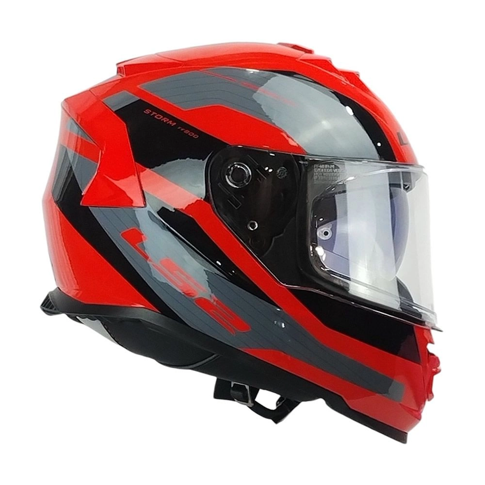 CASCO LS2 FF800 STORM II ROCKER ROJO GRIS