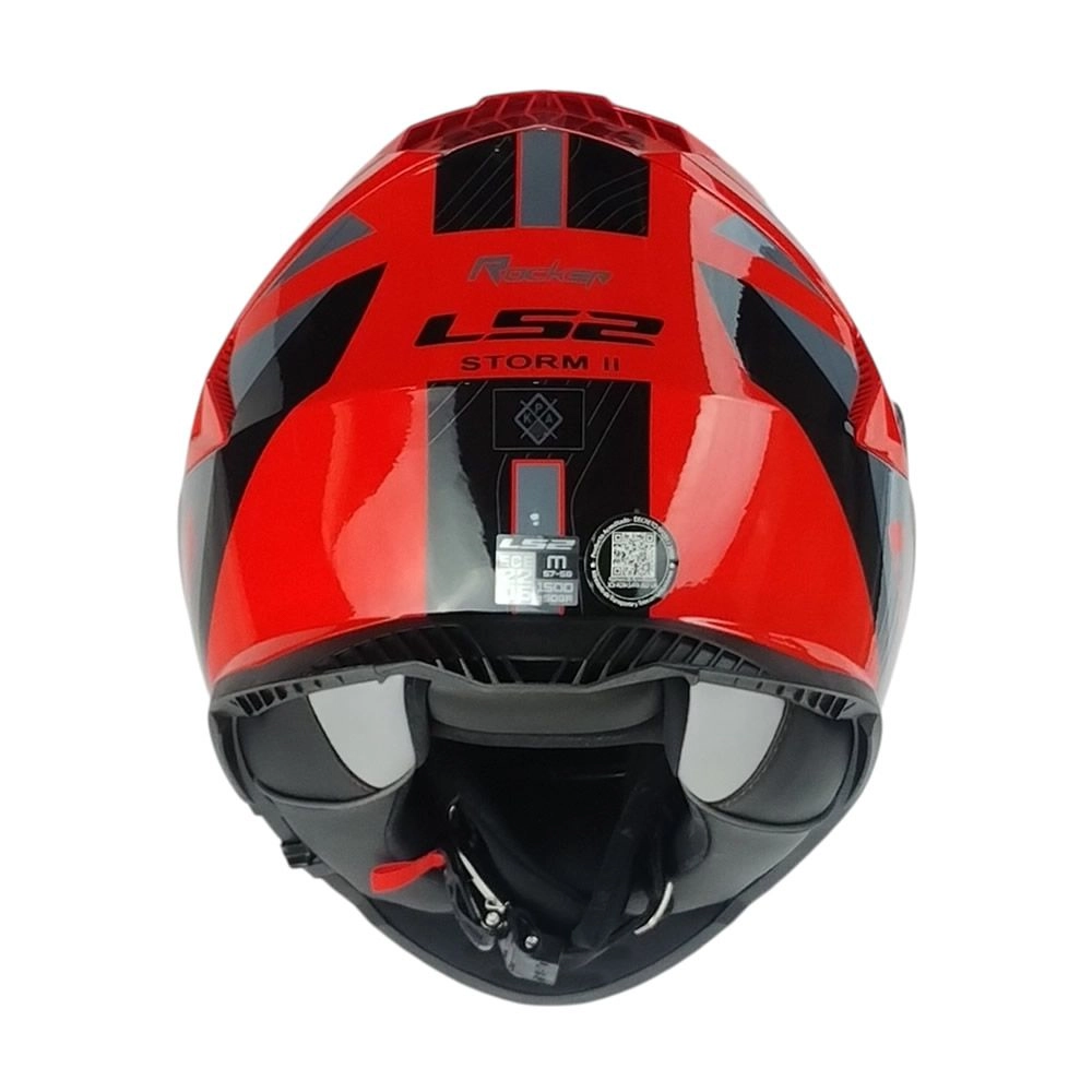 CASCO LS2 FF800 STORM II ROCKER ROJO GRIS